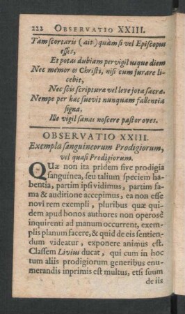 Observatio XXIII.