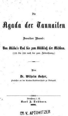 Von Akiba's Tod bis zum Abschluß der Mischna : (135 bis 330 nach der gew. Zeitrechnung)