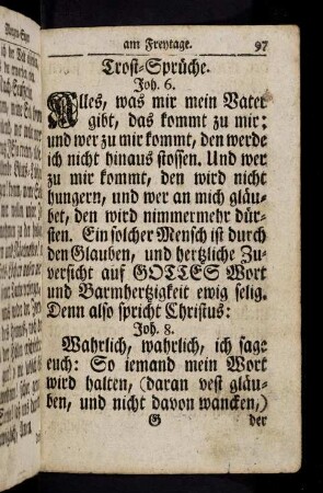 97-109, Trost-Sprüche