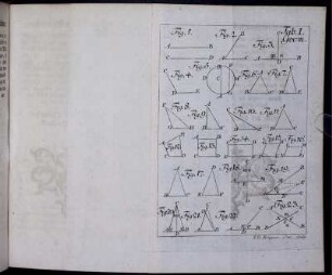 Tafel I. (Geom.) - Tab. III. (Archit.).
