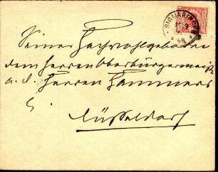 5-10-12-11.0000: Leopold, Prinz von Hohenzollern; diverse Schreiben ff.: Fürsprache für Hammers Sohn beim Westfälischen Feld-Artillerie-Regiment.