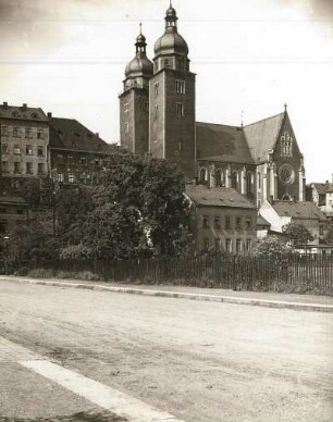 Plauen : Stadtkirche St. Johannis, Blick von Südwesten