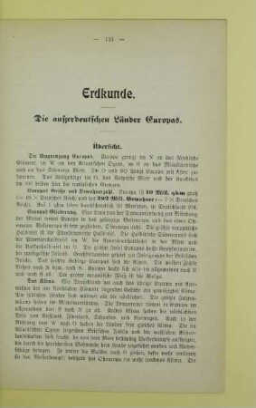 Die außerdeutschen Länder Europas