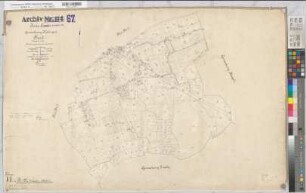 Klotingen (Welver), Zusammenlegung Klotingen, Urkarte I Flur 6