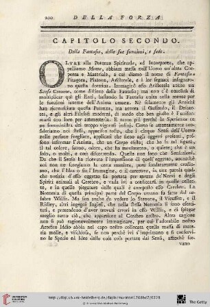 Capitolo secondo