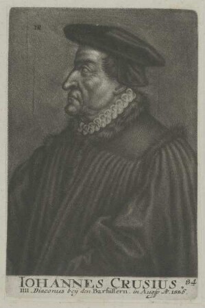 Bildnis des Iohannes Crusius