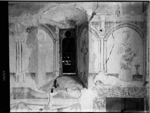 Kuhbach Sankt Galluskirche Chor Ostwand Wandmalerei