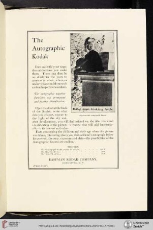 Eastman Kodak Company [The Autographic Kodak]