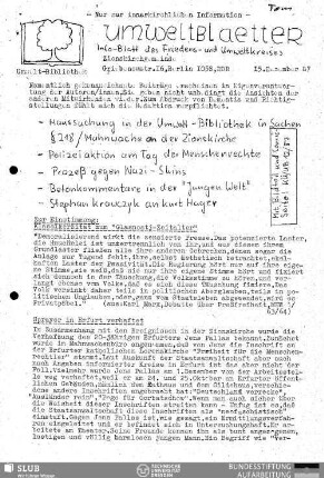 Klassikerzitat zum "Glasnost-Zeitalter"