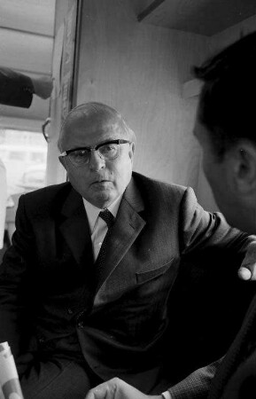 Wahlkampf des CDU-Bundestagsabgeordneten Dr. Max Güde zur Bundestagswahl am 28. September 1969.