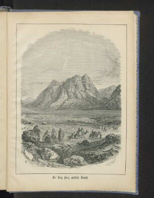 Der Berg Sinai, nördliche Ansicht.