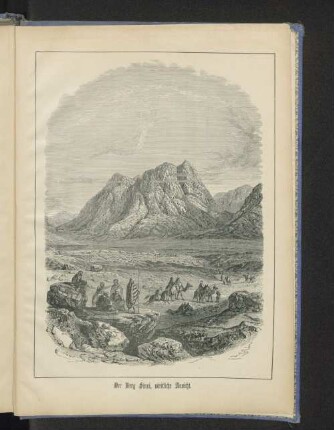 Der Berg Sinai, nördliche Ansicht.