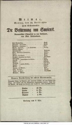 Die Bestürmung von Smolensk
