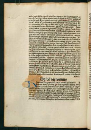 CXLI. De sancto hieronimo - CXLIIII. De sancto francisco