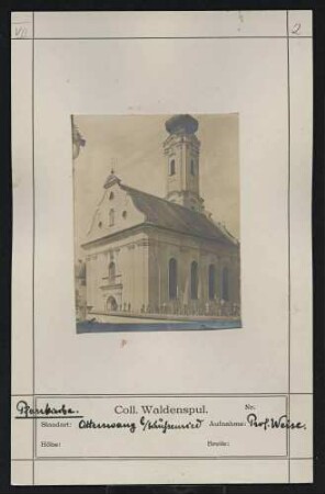 Pfarrkirche Standort: Otterswang bei Schussenried