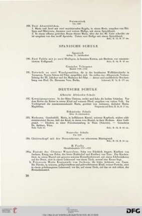 Spanische Schule (Nr. 190-191)