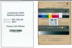 Entnazifizierung Karl Wilhelm Panzer, geb. 25.04.1911 (Feuerwehrmann)