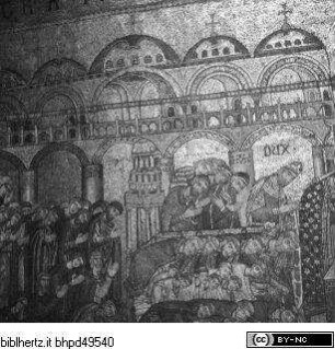 Gebet und Wiederauffindung des Körpers des heiligen Markus, Gebet des Dogen und seines Hofes zur Wiederauffindung