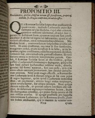 Propositio III.