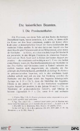 Die kaiserlichen Beamten