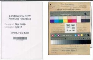 Entnazifizierung Paul Karl Arold , geb. 11.11.1899 (Bauingenieur)