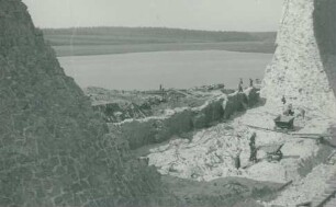 Talsperre Muldenberg bei Grünbach im Vogtland, Deutschland, 1947