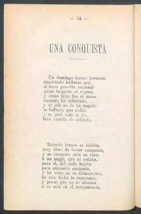 Una conquista