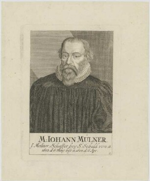 Bildnis des Iohann Mülner