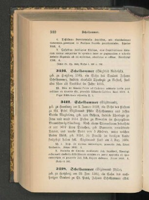 3417. Schelhammer (Sigismund)