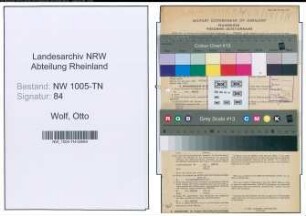 Entnazifizierung Otto Wolf , geb. 17.04.1912 (Bueroangestellter)