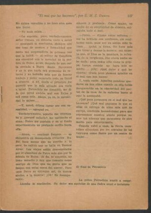 El final de Patrocinio.