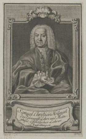 Bildnis des Samuel Christian Hollmann