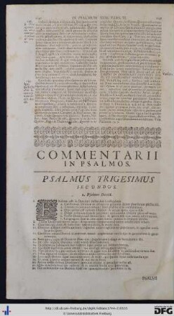 Psalmus Trigesimus Secundus.