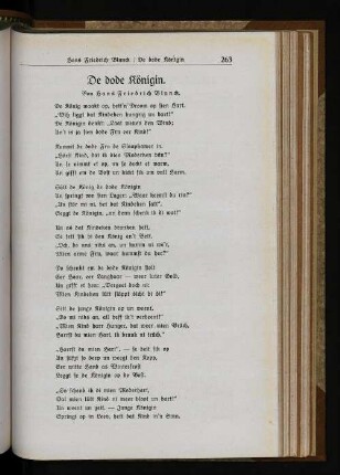 De dode Königin.