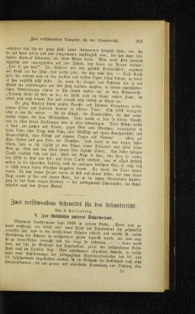 Zwei verschwundene Lehrmittel für den Leseunterricht