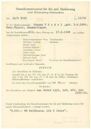 Göckel, Johann