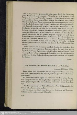 Heinrich Carl Abraham Eichstaedt an August Wilhelm von Schlegel, Jena, 10.10.1803