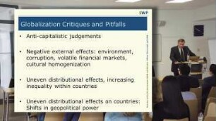 Panel I: Global Governance, De-globalization and the Role of the the EU and East Asia: Does Globalization Has a Future?