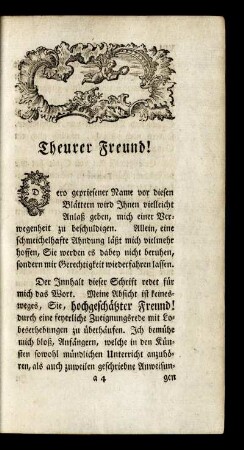 Theurer Freund!