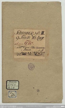 Sonatas - Mus.2423-Q-6 : vl, ob, cor, bc - F; FaWV N:F3