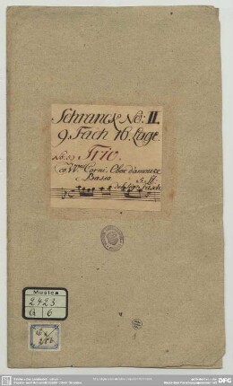 Sonatas - Mus.2423-Q-6 : vl, ob, cor, bc - F; FaWV N:F3
