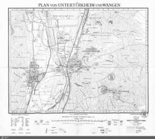 Stadtplan Untertürkheim / Wangen