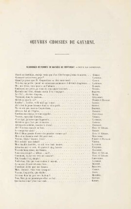 Oeuvres Choisies De Gavarni