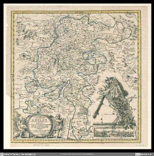 Tabula geographica dioecesis Fuldensis