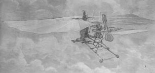 Flugapparat von Hoffmann : Technikgeschichte | Fliegende Menschen | Flugzeuge | Projekte und Versuche