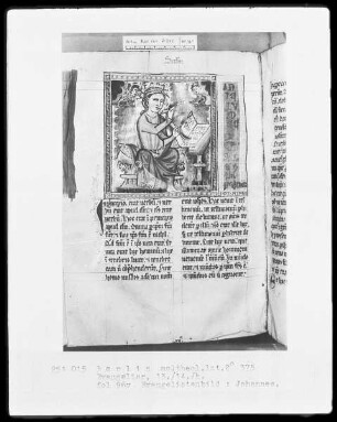 Evangeliar — Der Evangelist Johannes, Folio 96verso