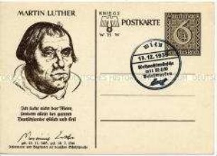 Postkartenvordruck des Kriegs-Winterhilfswerkes