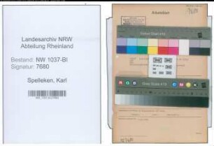 Entnazifizierung Karl Spelleken , geb. 20.01.1893 (Rechtsanwalt)
