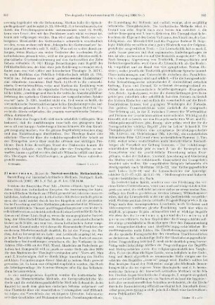 351-352 [Rezension] Zimmermann, Heinrich, Neutestamentliche Methodenlehre