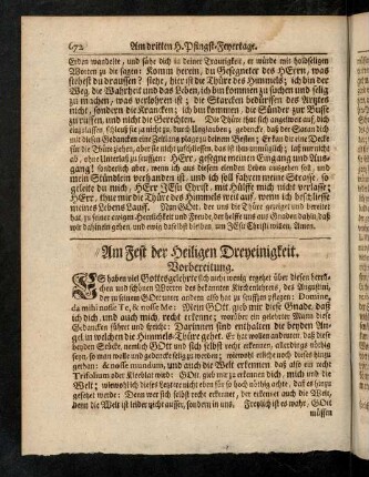 672-677, Vorbereitung, Evangelium, Eingang